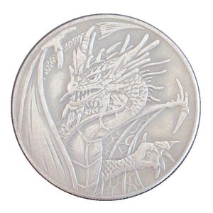 Hobo Coins USA Morgan Dollar Dragon Silver Plated Copy Coins Metal Crafts Speciale geschenken #0180