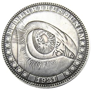 Hobo Coins USA Morgan Dollar Eye Silver Pated Copy Coins Metal Crafts Speciale geschenken #0208