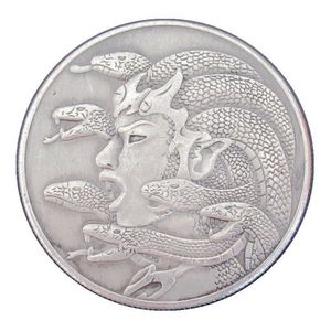 Hobo – pièces de monnaie américaines Morgan Dollar serpents, pièces de copie plaquées argent, artisanat en métal, cadeaux spéciaux #0177