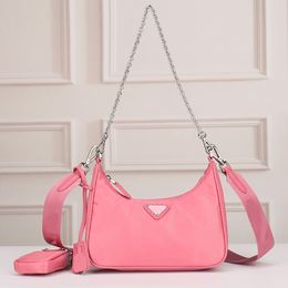 Hobo Sacs à bandoulière Sacs à main pour femmes Fourre-tout Nylon Créateur de mode Cross Body Noir Rose Petit porte-monnaie Classique Sac à bandoulière pour enfants