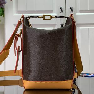 Hobo Cruiser Bags Trekkoord vat tag Mode luxe designer tas Echt leer Canvas met doos B389