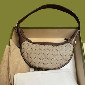 Luxury Designer gym Hobo tote Underarm Borse a mezza luna Borsa da donna Ophidia Mini ascellare Pochette a tracolla Borsa da uomo in nylon retrò Borsa a tracolla a mano Croissant