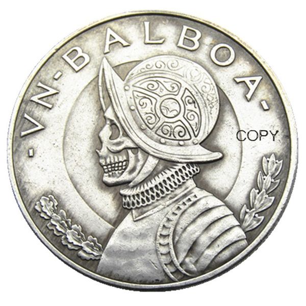 HOBO Panama 1931 Balboa/1947 mexique 5 Pesos argent plaqué artisanat étranger copie pièce ornements décoration de la maison accessoires