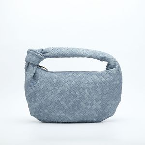 sac hobos sac de créateur sac noué Street Trend nouveau cuir de vachette souple tissé Croissant grande capacité sac à main plissé sac de boulette sac pour femme