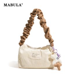 HOBOS MABULA CHILDUROY COURDE MESSAGNE MESSENGER Hobo Sac Lightweight Rucched Single Burse Purse Elegant Sling Tote Hands