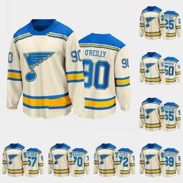 Hockey 2022 Jersey clásico de invierno Ryan O'Reilly Kyrou Colton Parayko Vladimir Tarasenko Torey Krug Pavel Buchnevich David Perron Binnington