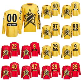 Hockey 2024 Maillots All-Star Hommes Femmes Jeunes 22 Oliver Bjorkstrand 35 Thatcher Demko 43 Quinn Hughes 9 JT Miller 40 Elias Pettersson 9 Jack Eichel 37 Connor Hellebuyck