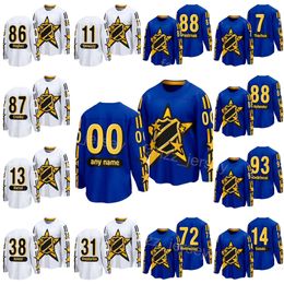 Hockey 2024 Jerseys All-Star 87 Sidney Crosby 86 Nikita Kucherov 16 Mitch Marner 34 Auston Matthews 88 William Nylander 44 Morgan Rielly Tom Wilson Custom Name Number