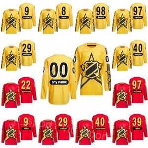 Hockey All-Star 2024 Jerseys Jake Oettinger 29 Leon Draisaitl Connor McDavid 39 Cam Talbot 97 Kirill Kaprizov 9 Filip Forsberg 48 Tomas Hertl 18 Robert Thomas