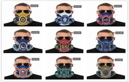 Máscaras de diseño de hockey Cuello sin costuras Polaina Escudo Bufanda Bandana Máscaras faciales Protección UV Motocicleta Ciclismo Montar Correr Diademas 9667020