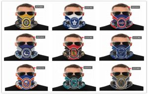 Masques de concepteur de hockey sans couture cache-cou bouclier écharpe bandana masques visage protection UV moto cyclisme équitation course bandeaux9667020