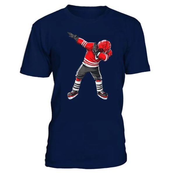 Hockey Han Duck Mens 100% coton Coton SHERSE T-shirts Haute qualité Imprimé de hockey sur glace vintage Kids / Youth / Junior to Senior
