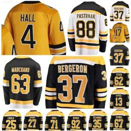 Jersey de hockey Boston''Bruins''David Pastrnak Brad Marchand James van Riemsdyk Charlie Coyle Matthew Poitras Trent Frederic Morgan Geekie Charlie McAvoy Bruins