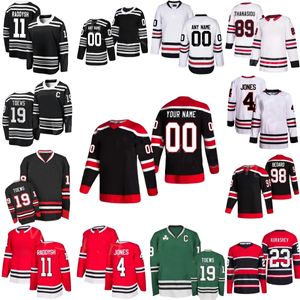 Hockey Jersey Chicago Taylor Raddysh Alex Vlasic Boris Katchouk Reese Johnson Mackenzie Entwistle Cole Guttman Connor Murphy Wyatt Kaiser Blackhawks Tinordi