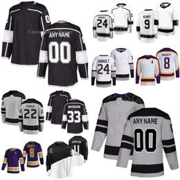 Hockeyshirt Los Arthur Kaliyev Angeles Vladislav Gavrikov Trevor Lewis Drew Doughty Quinton Byfield Matt Roy Andreas Englund Alex Laferriere Kings Bjornfot 8152