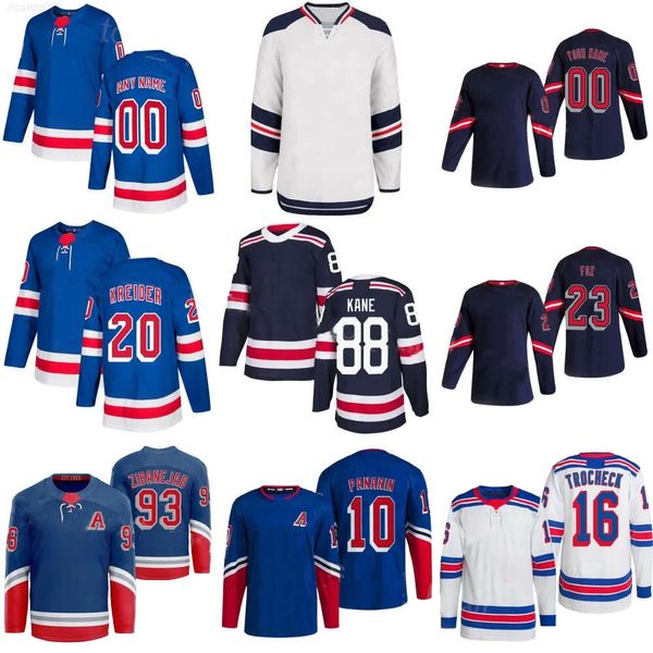 Maillot de hockey New Artemi Panarin York Adam Fox Chris Kreider Filip Chytil Mika Zibanejad Erik Gustafsson K'andre Miller Alexis Lafreniere Rangers Kaapo Kakko