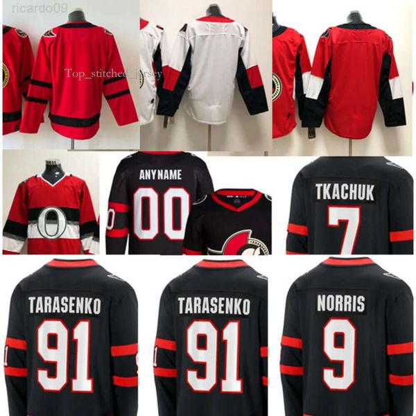 Maillot de hockey Ottawa Josh Norris Artem Zub Thomas Chabot Parker Kelly Zack Ewen Travis Hamonic Mark Kastelic Jacob Bernard-docker Sénateurs Rourke Chartier 3760