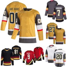 Maillot de hockey Vegas Jack Eichel Golden Chandler Stephenson William Sson Shea Theodore Mark Stone Paul Cotter Kaedan Korczak Knights Jonathan Marchessault 7944