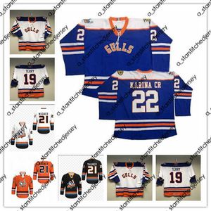 Maillots de hockey personnalisés CCM San Diego Gulls troisième maillot de hockey Troy Terry Dean Boylan Deven Sideroff Jaycob Megna Jamie Drysdale Sam Carrick Mark STITT