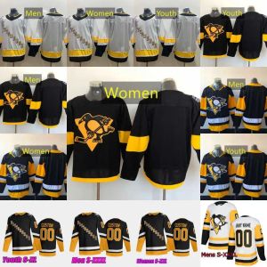 Hockey Jerseys Custom Heren dames jeugd Pittsburgh''Penguins''71 Evgeni Malkin 87 Sidney Crosby 81 Phil Kessel