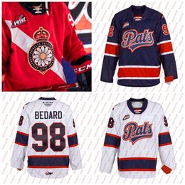 Hockey jerseys Custom WHL Regina Pats Hockey Jersey Connor Bedard Zack Smith Carter Massier Cole Carrier Carter Chorney Sloan Stanick Colby Wotton Jakob Br BR