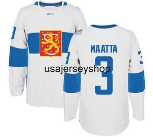 Hockey jerseys Finland 2016 Wereldbeker WCH 9 Mikko Koivu 86 Teuvo Teravainen 3 Olli Maatta 40 Tuukka Rask 35 Pekka Rinne 64