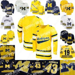 Maillots de hockey Maillot de hockey Michigan Wolverines Kyle Connor Jacob Trouba Max Pacioretty Carl Hagelin Brendan Morrison Kevin Porter Bere rouge