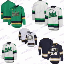 Hockeyshirts Notre Dame Fighting Irish NCAA Hockeyshirt 24 Drew Bavaro Leivermann Adam Karashik Brady Bjork Trevor Janicke Jack Williams 79