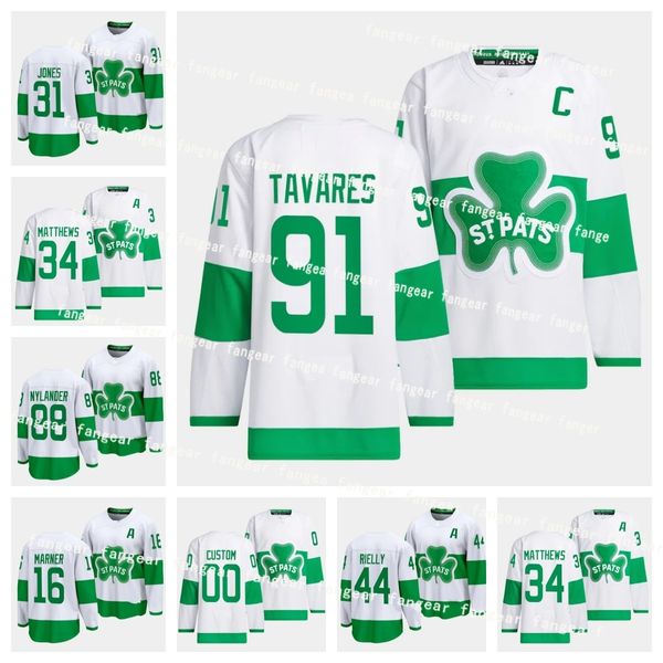 Camisetas de hockey Toronto Maple Custom Leafs 60 WOLL 75 REAVES 78 BRODIE 88 NYLANDER 91 TAVARES