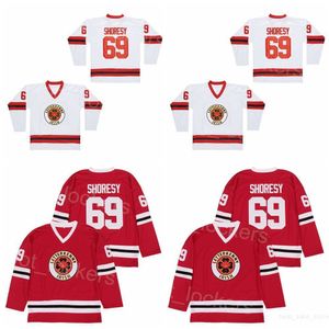 Hockey Moive Letterkenny Irish Jerseys 69 SHORESY FILM TV -serie Summer Christmas College Home Red White All Stitched University Vintage For Sport Fans Hiphop Men