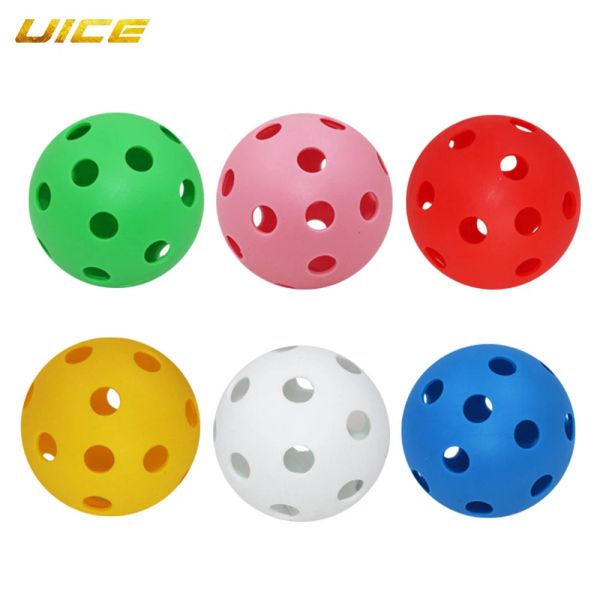 Hockey Plastic Floorball Stick Ball Soft Baseball Balls Sport Practice Plastic Baseball Training Training Practice Ice Hockey Ball