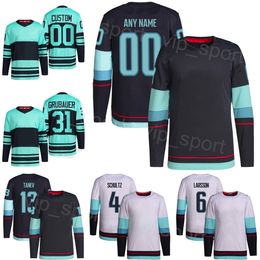 Hockey Reverse Retro 28 Eduard Sale Jersey Team 21 Alex Wennberg 31 Philipp Grubauer 13 Brandon Tanev 4 Justin Schultz 6 Adam Larsson 20 EELI TOLVANEN KIDS MAN VROUW