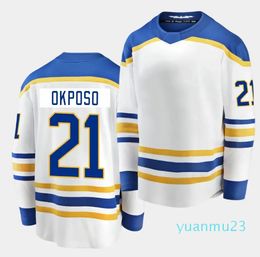 Hockey Tage Thompson Jersey Rasmus Dahlin Jeff Skinner Kyle Okposo Dylan Cozens