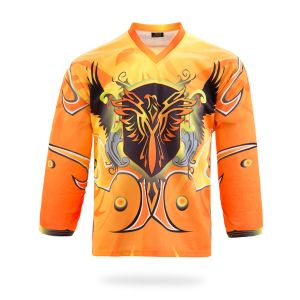 Hockey Vimost Firebirds Design Hockey Jersey Sublimatie Sublimatie Afdrukken Persoonlijke naam Number Customization Club kleding