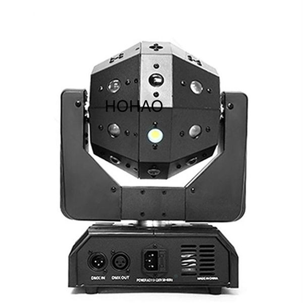 HOHAO DJ profesional 16x3w 3 en 1 haz de LED láser estroboscópico cabeza móvil iluminación de escenario de fútbol luces de bola de discoteca Dmx512 Dj club nocturno P257o