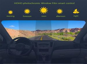 HOHOFILM 4575VLT tinte de ventanilla película pocrómica inteligente película para ventana tinte Solar a prueba de calor 152cm x 50cm 2103172703699