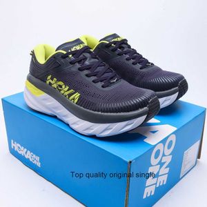 Hoka Height Original Oplopende One Schoenen Bondi 7 Heren Casual Sport Schokabsorberend Road Running Training Sport