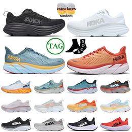 HOKA ONE Bondi 8 Carbon X2 Zapatos para correr botas locales KAWANA Challenger ATR 6 entrenamiento Zapatillas de deporte estilo de vida Amortiguación carretera Diseñador Mujer Hombre Clifton R510