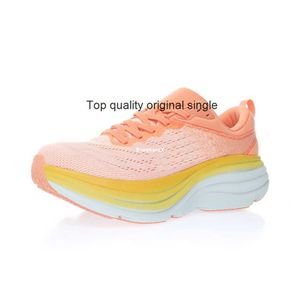 Hoka One Bondi 8 hardloopschoenen voor mannen Shell Coral Peach Parfait Sportschoen vrouwen sneakers heren trainers dames atletische man sportvrouw