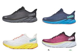 Hoka One Clifton Athletic Shoe Running Chaussures Bondi 8 Carbon X 2 Sneakers Shock Absorbing Road Fashion Mens Mens Top Designer