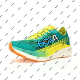 Hoka One Rocket X 2 Keramische Teunisbloem Sportschoen voor Heren Sneakers Heren Mesh Loopschoenen Dames Gebreide Training Dames Trainers 1127927-CEPR