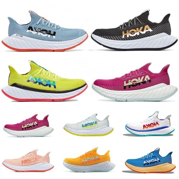 Hoka Chaussures de course en plein air Carbon x 2 3 Challenger X2 X3 Hokas One Clifton Noir Blanc Nuage Personnes Libres Jogging Marche Tennis Hommes Femmes Runner Baskets