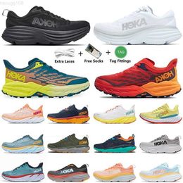 Hoka Shoes one bondi zz Clifton Athletic Runner Sneakers Hokas Carbon X 2 shadow triple zwart wit harbour lunar rock dames heren trainers Lichtgewicht shock