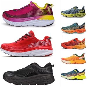 Hoka Speed ​​Goat 5 Running Hokas Challenger ATR 6 Zapatos Bondi 5 Plus Bondi 7 Triple White azul Blue Peach Whip Costa Sky Sanding Black Designer Mach 4 Zapatos