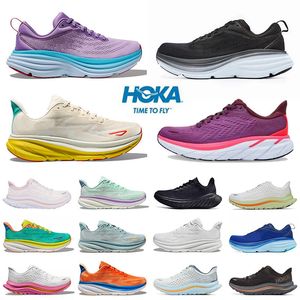 Hokah Bondi 8 Clifton 8 9 schoen dames één één hardloopschoenen hokka voor dames vrije mensen ontwerper hok run sneakers kawana dhgate trainers wandelschoenen big size us 12 13