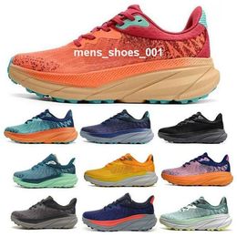 Hokah Challenger ATR 7 Trail Running Shoes for Men Women Tenis Sport Sneaker Wide Hola One One Harbour Mist Trellis Balsam Green Size 5.5 - 12