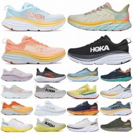 Hokah Hokahs One Shoe Womens Bondi 8 Clifton 9 Gente gratis Free White Egg Pitting Arena Triple Movimiento de algas marinas Black Coast Golden Coast