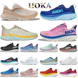 Hokah One Clifton 9 Carbon X3 Running Shoes Sneaker Triple Black Witte verschuivende Sand Peach Whip Harbor Mist Sweet Lilac Airy Mens