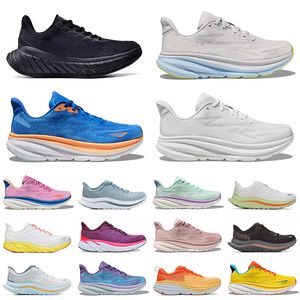 Hokah One One Clifton 8 9 Zapatos Bondi Hombres Hokka Kawana Running Womens Summer Hok Canción Triple Blanco Blanco Costero Vibrante Vibrante Avanzada Arena Airy Azul al aire libre