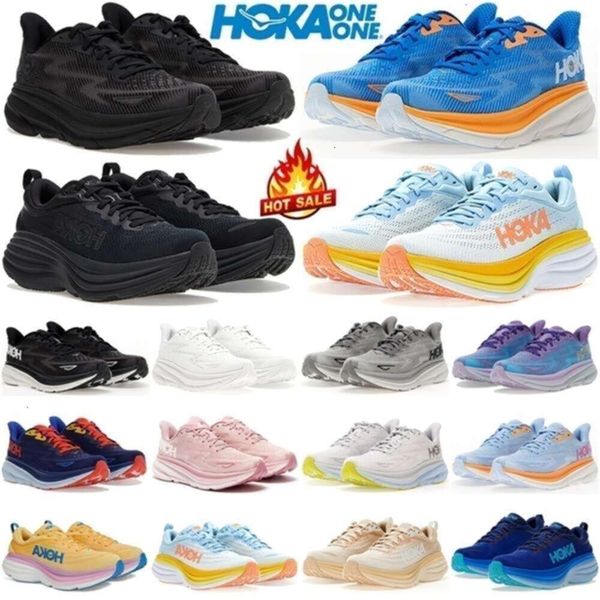 Hokahs Hokah One Bondi Clifton 8 9 Chaussures de course pour femmes Faits de chaussures pour femmes pour hommes